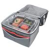 Freshware Meal Prep Containers [21 Pack] 3 Compartment with Lids, Food Storage Containers, Bento Box, Stackable, Microwave/Dishwasher/Freezer Safe (24 oz) view 4