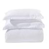ITALIAN 1200 Thread Count Egyptian Cotton Duvet Cover Set , King, White view 2