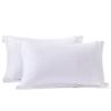 ITALIAN 1200 Thread Count Egyptian Cotton Duvet Cover Set , King, White view 3