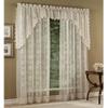 Lorraine Home Fashions Hopewell Lace Window Swags, 58-Inch by 38-Inch, White, Set of 2 view 2