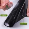 VELIMAX Static Cling Total Blackout Window Film Privacy Room Darkening Window Tint Black Window Cover 100% Light Blocking No Glue (17.7 x 78.7 inches) view 3