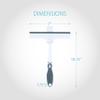 Better Living B.Smart Shower Squeegee, 7 Blade, White and Grey view 3