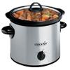 Crockpot Manual 3-Quart Slow Cooker Silver view 1