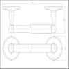 Designers Impressions Maxim Series Oil Rubbed Bronze Toilet/Tissue Paper Holder view 2