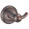 Designers Impressions Astor Series Oil Rubbed Bronze Double Robe Hook view 1