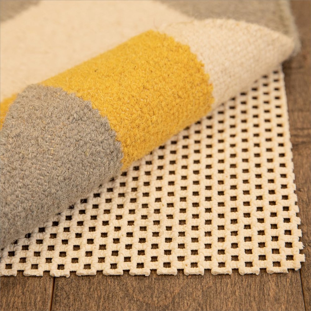 Grip-it Premium Lock Natural Non-Slip Rug Pad for Area Rugs and Runner Rugs, Extra Cushioned Rug Pad for Hardwood Floors 2 x 4 ft
