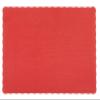 Party Favors Plus 50 Red Paper Placemats Scalloped Edge 10x14 view 1