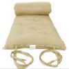 D&D Futon Furniture Tan Traditional Japanese Floor Futon Mattress 3 X 30 X 80, Shiki Futon Filled with Cotton, Foam, Polyester Fiber view 1