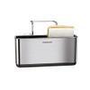 simplehuman Slim Sink Caddy Sponge Holder, Brushed Stainless Steel, Silver view 1
