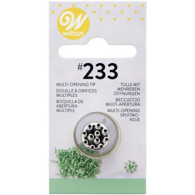 Wilton No.233 Decorating Tip, Multi-Opening
