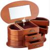MusicBox Kingdom 16055 Wooden Ballerina Musical Jewelry Box, Playing "Bolero" view 1