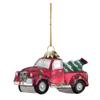 Kurt Adler 4-Inch Noble Gems Glass Truck with Christmas Tree Ornament view 1