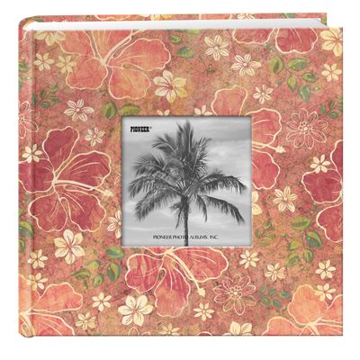 Pioneer Photo Albums DA-200TRP Troopical Photo Album, Tropical Hibiscus 4 x 6 Inch