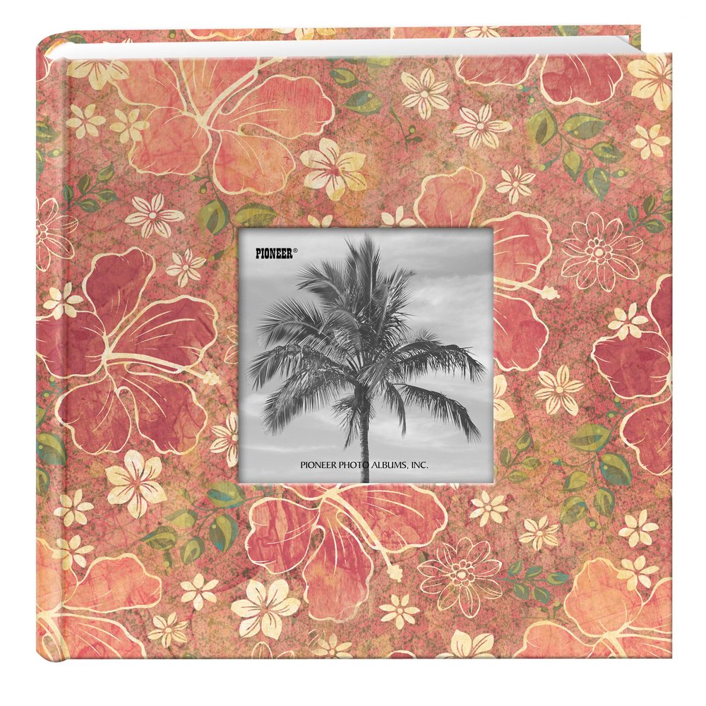 Pioneer Photo Albums DA-200TRP Troopical Photo Album, Tropical Hibiscus 4 x 6 Inch