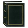 Pioneer Mini Max Bound Photo Album, Solid Color Designer Covers with Accents, Holds 100 4x6 Photos, 1 Per Page, Color: Black view 1