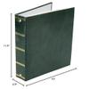 Magnetic Self-Stick 3-Ring Photo Album 100 Pages (50 Sheets), Hunter Green view 4