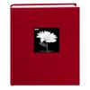 Fabric Frame Cover Photo Album 200 Pockets Hold 5x7 Photos, Apple Red view 1