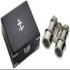 Nickel Plated Brass Binoculars w/ Wood Box view 1