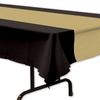 Beistle Black and Gold Plastic Tablecover view 4
