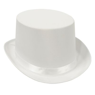 White Top Hat- 1 Pc.