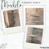 Tenedos Premium Quality Italian Carrara Bianco White Greyish 9x9 Marble Bathroom Accessories Corner Shower Shelf Tile Polished (1 Piece) view 4
