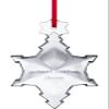 Baccarat 2017 Clear Crystal Christmas Annual Ornament view 1