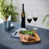 Ironwood Gourmet Fort Worth Steak Plate with Juice Channel, Acacia Wood 13 x 11 x 0.75 -inches, Brown view 4