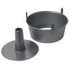 Chicago Metallic Angel Food Cake Pan with Cooling Feet, 2-Piece Nonstick Tube Pan, 9.5 Inch Carbon Steel, Perfect for Pound and Sponge Cakes view 1