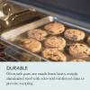 Chicago Metallic Commercial II Traditional Uncoated 16-3/4 by 12-Inch Jelly-Roll Pan, Perfect for making jelly rolls, cookies, pastries, pizza, one-pan meals, and more, Set of 2 view 3