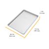 Chicago Metallic Commercial II Traditional Uncoated True Jelly Roll Pan, Make jelly rolls, cookies, pizza, one-pan meals, and more, 15-Inch by 10-Inch view 2