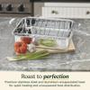 Cuisinart 16-Inch Roasting Pan, Induction Compatible Premium Rectangular Roaster Pan With Rack, Stainless Steel Roasting Pan with Rack, Large Capacity, Dishwasher Safe view 2