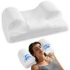 YourFacePillow, Back Sleeper Beauty Pillow, Cervical Neck Pillow, Patented Contour Memory Foam Pillow, Ergonomic Neck, Back and Shoulder Support. Back Sleeping Reduces Pressure on Skin - Standard view 1