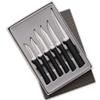 RADA Cutlery 6-Piece All-Star Paring Knife Gift Set (G252), Stainless Steel Hollow Ground Blades, Made in USA, Black Handles view 1