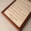 3rd wedding anniversary gift,Leather engraving, music notes sheet engraved on real leather, leather picture, custom engraving view 3