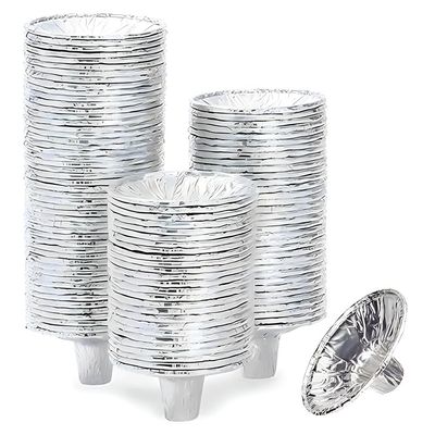 Disposable Aluminum Candle Holders - 50 Count