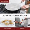 BergKoch Splatter Screen for Frying Pan - 9.5 Inch Stainless Steel Grease Splatter Guard - Cover Oil Splash when Sizzling Bacon, Cooking Fried Chicken or Popcorn view 4