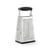 Cuisipro Stainless Steel Cheese Grater with Handle, 4 Sided Box Grater for Kitchen, Ginger Grater Dishwasher Safe, Fruit and Vegetables Slicer, Cheese Shredder for Potato, Chocolate, Parmesan, Ginger view 2
