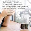 Fellow Stagg Double Wall Coffee Carafe - Vessel for Pour Over Manual Coffee Maker, Handblown Borosilicate Glass Decanter, 20 oz Clear Pitcher view 2