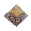 Charged Chakra New Orgonite Orgone Amethyst 2.25" Pyramid Crystals Gemstones Copper Metal Mix Reiki Chakra view 3