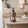 Accent Plus Christmas Decorations Indoor Lantern Decorative Outdoor Christmas Decorations Candle Lantern Moroccan Candle Holders Metal Hanging Lantern, Copper Colored 4 X 4 X 9.5 Inches view 4