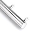 Sumnacon Wall Mounted Clothes Hanger Rack, Stainless Steel Garment Hooks with Swing Arm Holder, Space Saver Coat Robe Storage Organizer for Laundry Room Bedrooms, Clothing Drying Rack with 5 Hooks view 3