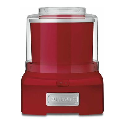 Cuisinart Ice Cream Maker Machine, 1.5 Quart Double Insulated Machine, Sorbet and Frozen Yogurt Maker, Ready in 20 Minutes, ICE-21RP1, Red