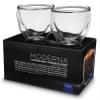 Ozeri Moderna Artisan Series Double Wall Beverage and Espresso Shot Glasses, 2-Ounce, Set of 4 view 3
