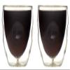 Ozeri Moderna Artisan Series Double Wall Beverage and Espresso Shot Glasses, 2-Ounce, Set of 4 view 4