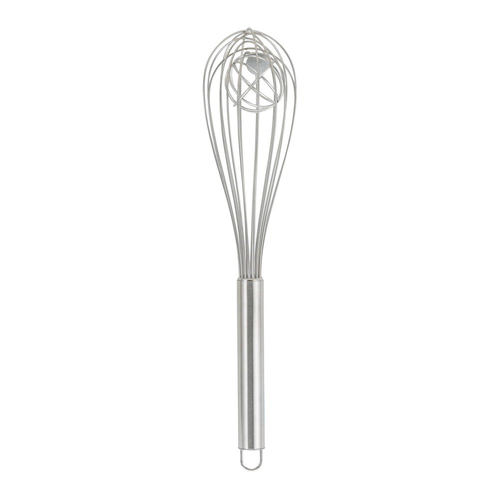 Mrs. Andersons Baking Double Balloon with Aerator Ball Wire Whisk, Stainless Steel, 12-Inch