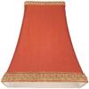 Rust Medium Square Sided Lamp Shade 5" Top x 10" Bottom x 9" Height (Spider) Replacement with Harp and Finial - Springcrest view 2