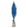 Kurt Adler Ul 10 Light LED Silver and Blue Hanukkah Star Shimmer Treetop view 4