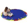 Joy Carpets Rainbow Alphabet Rug, Bold, 7'7" Round view 3