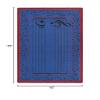 Joy Carpets Kid Essentials Music & Special Needs Fully Staffed Rug, Blue, 7'8" x 10'9" view 2