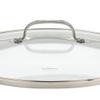 Cuisinart 71-2228CG Chef's Classic Stainless 2-Piece Glass Lid Set,9" & 11" Glass covers view 3